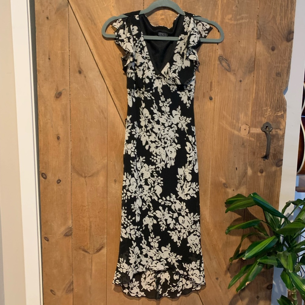 Heart Moon Star Floral Dress